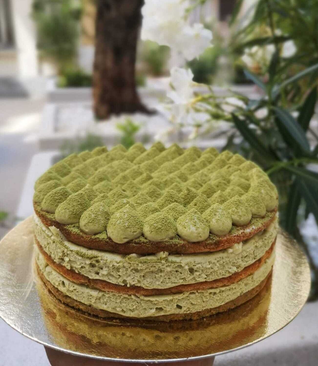 Tiramisu matcha 6 personnes