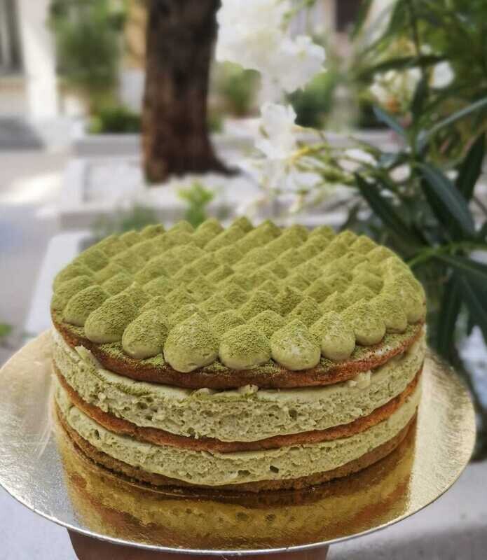 Tiramisu matcha 6 personnes