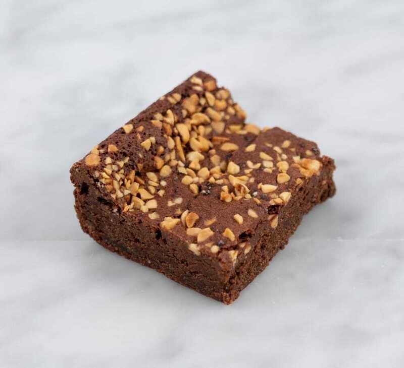 Brownie cacahuète - fleur de sel