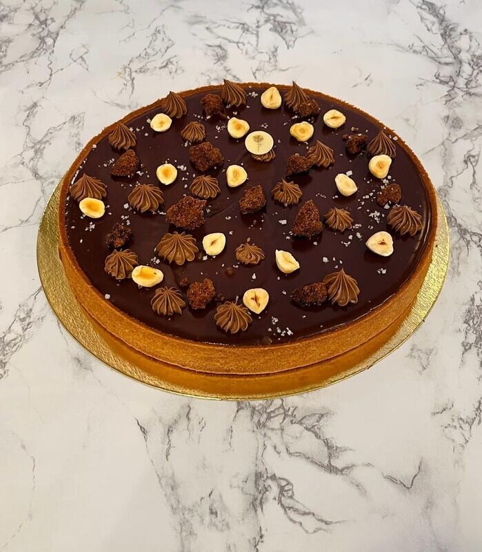 Tarte chocolat gianduja 6 personnes
