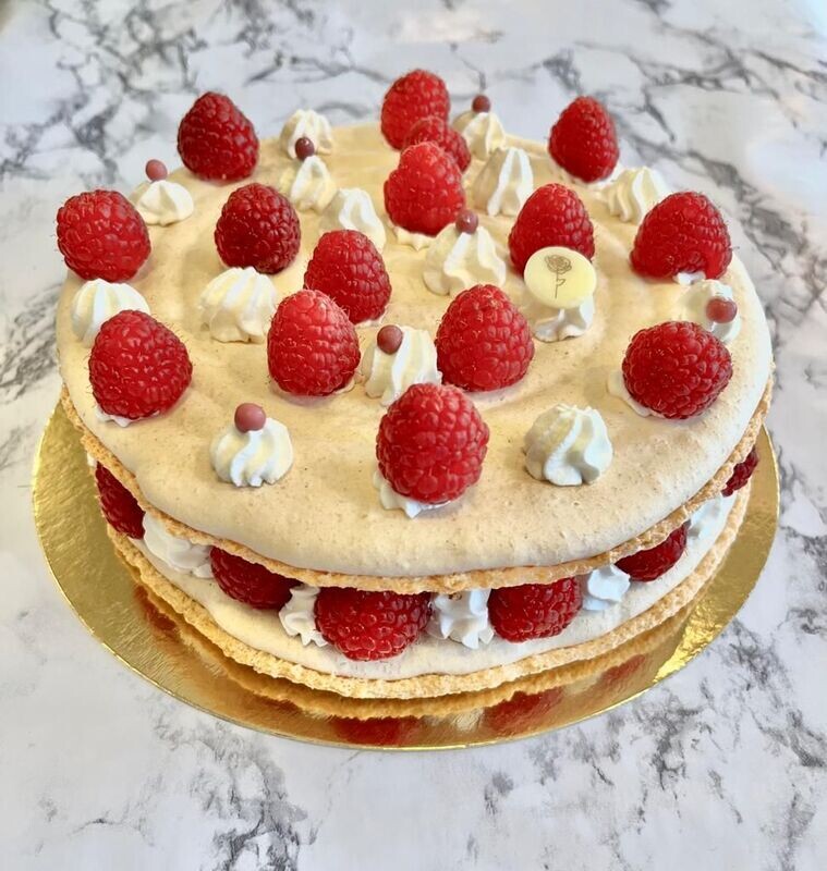 Macaron rose framboise 4 Personnes