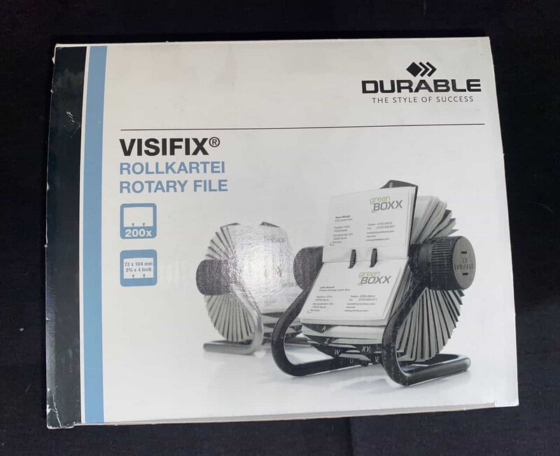 DURABLE Visitenkarten-Rollkartei Visifix