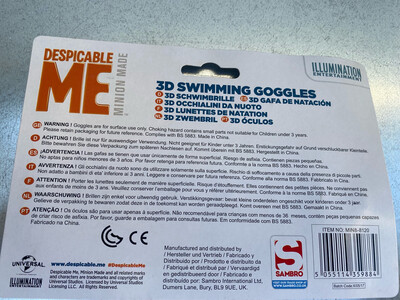 Kinder Schwimmbrille -Minions Despicable Me