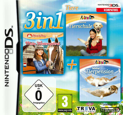 3 in 1 Tier  Nintendo DS Spiel