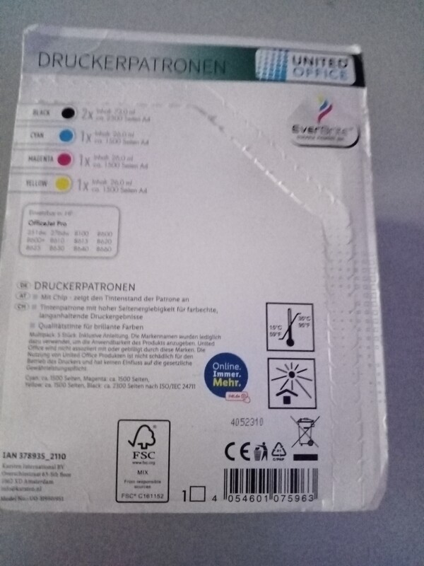 Druckerpatronen HP 950/951 XL black / color