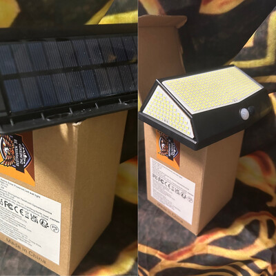 Solar Licht-Wand Panel 170 Grad, 2er Pack