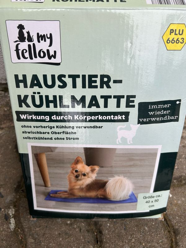 Haustier-Kühlmatte 40 x50 cm, blau