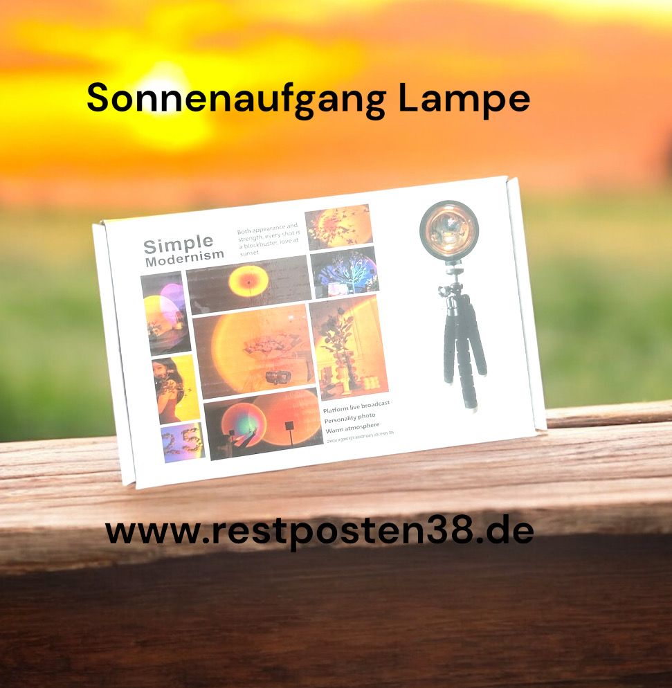 Sonnenaufgangs-Lampe, LED / Foto-Licht