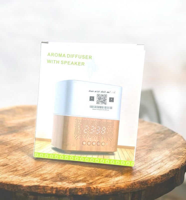 Aroma Diffusor mit Bluetooth Lautsprecher und farbwechsel