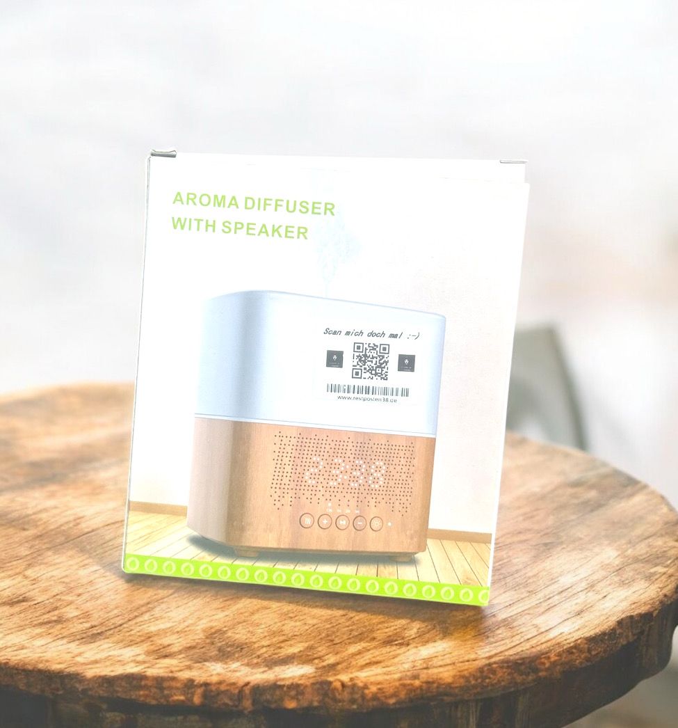 Aroma Diffusor mit Bluetooth Lautsprecher und farbwechsel