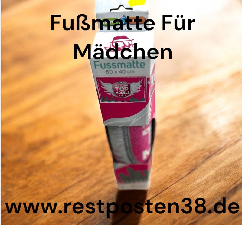 Plötzlich Top Model Fußmatte 60 x 40 cm, pink
