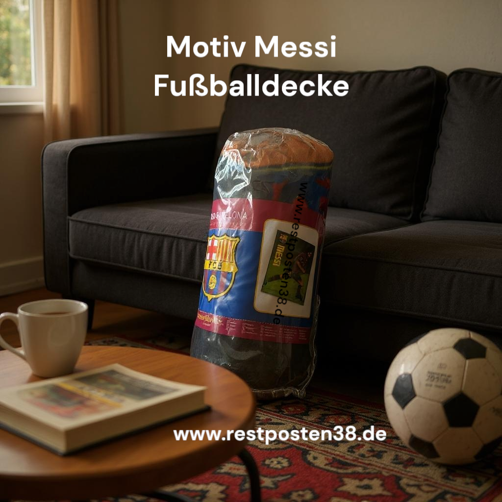 Barcelona Decke &#39;Messi&#39; 120cm x 150cm