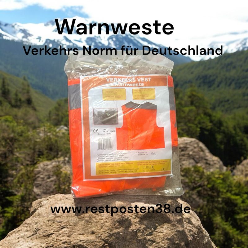 Verkehrswarnweste, Orange