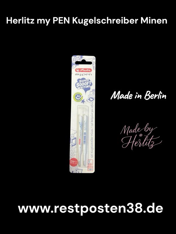 Herlitz my pen 2x Kugelschreiber Minen
