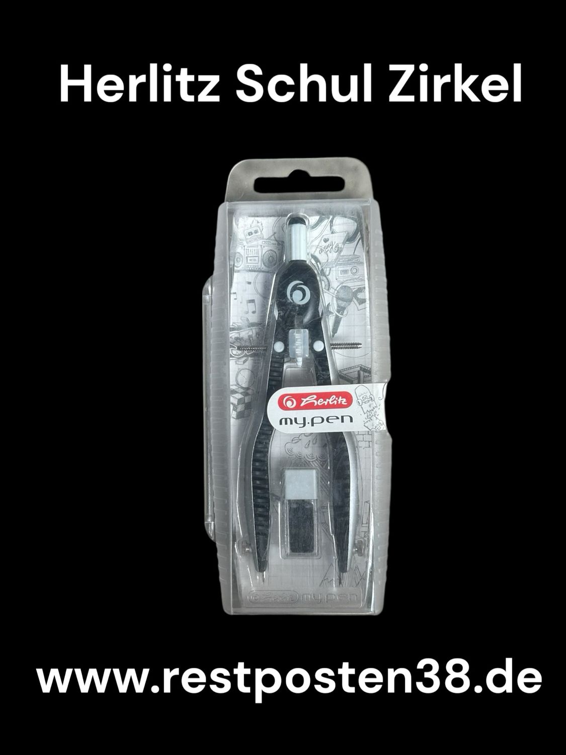 Herlitz Zirkel inkl 10 Mienen