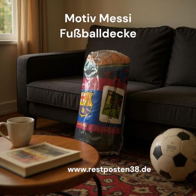 Barcelona Decke 'Messi' 120cm x 150cm