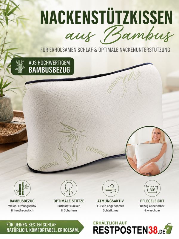 Bambus Schaum Kissen