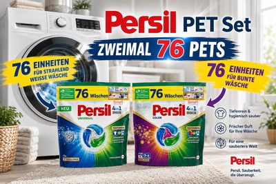 Persil Wäsche Ped Set 2 x 76 stk