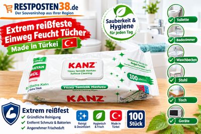 Kanz Reißfeste Einweg Feuchtücher