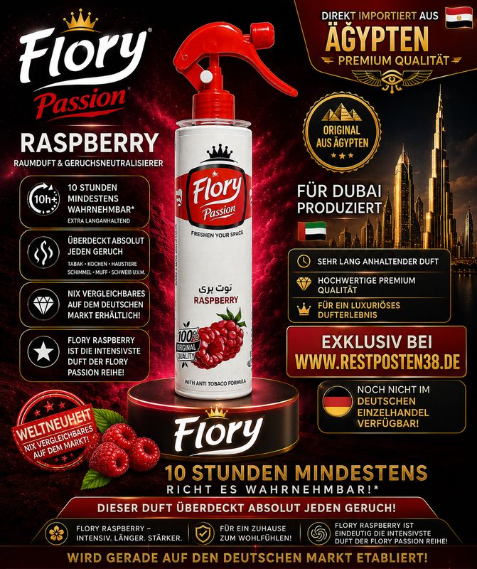 Flory Haus- und Autoduft "Raspberry" 425ml