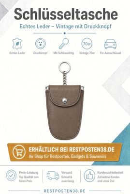 Retro Haustürschlüsseltasche