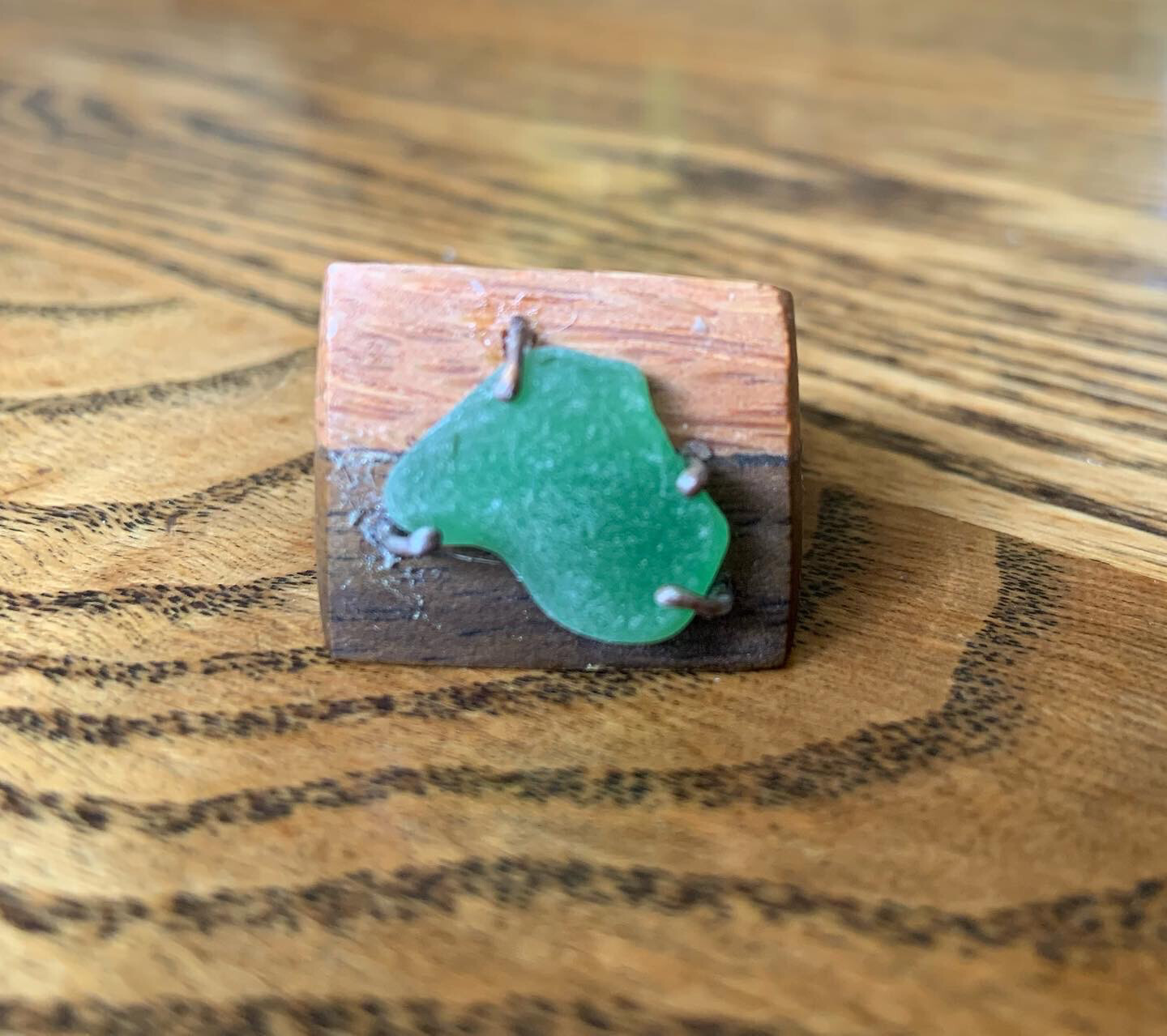 Ocean Breeze Sea glass ring