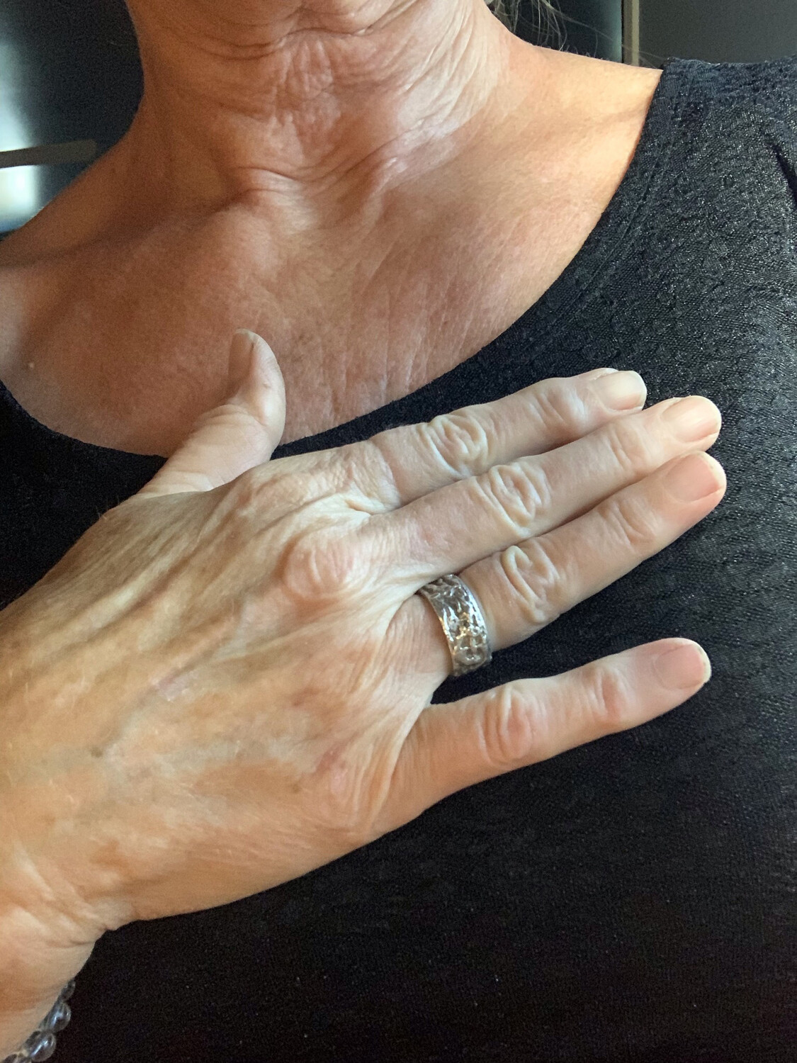 Silver Ridge Band Ring
