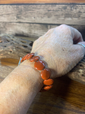 Crimson Tide: Red Jasper Bracelet