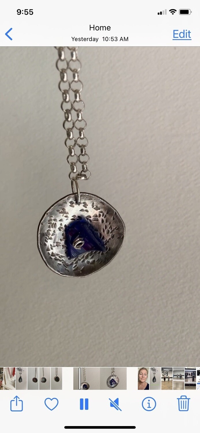 Memories Of The Sea Pendant, Colour: Blue