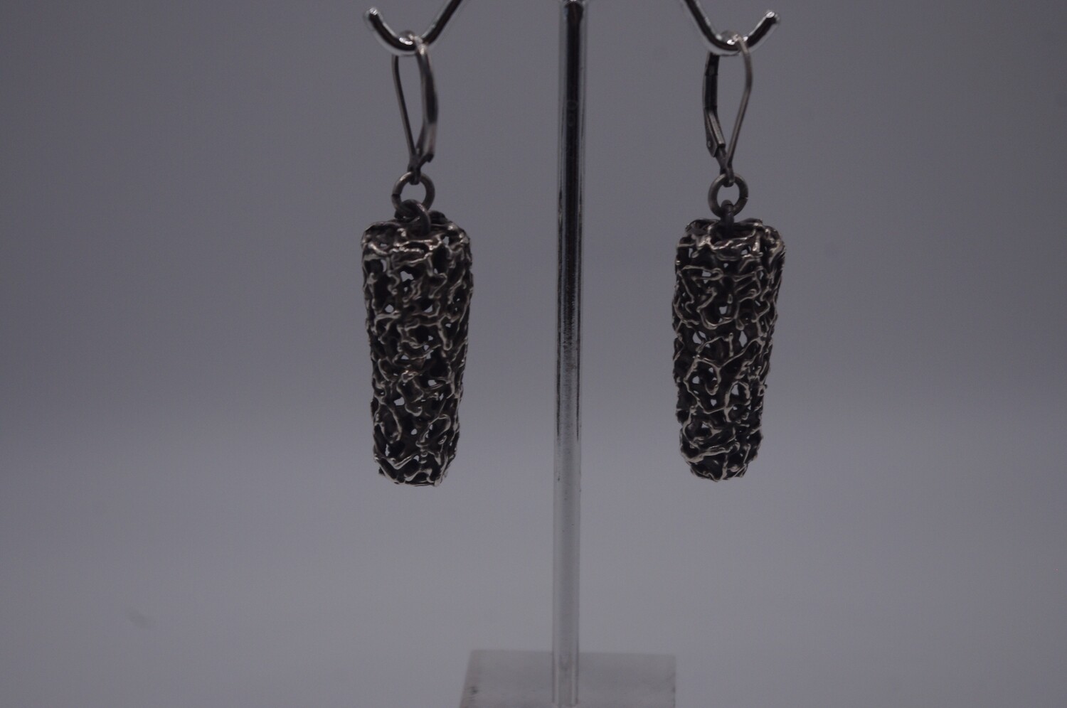 Silver Lace Earrings