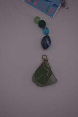Seaglass Mirror Charms