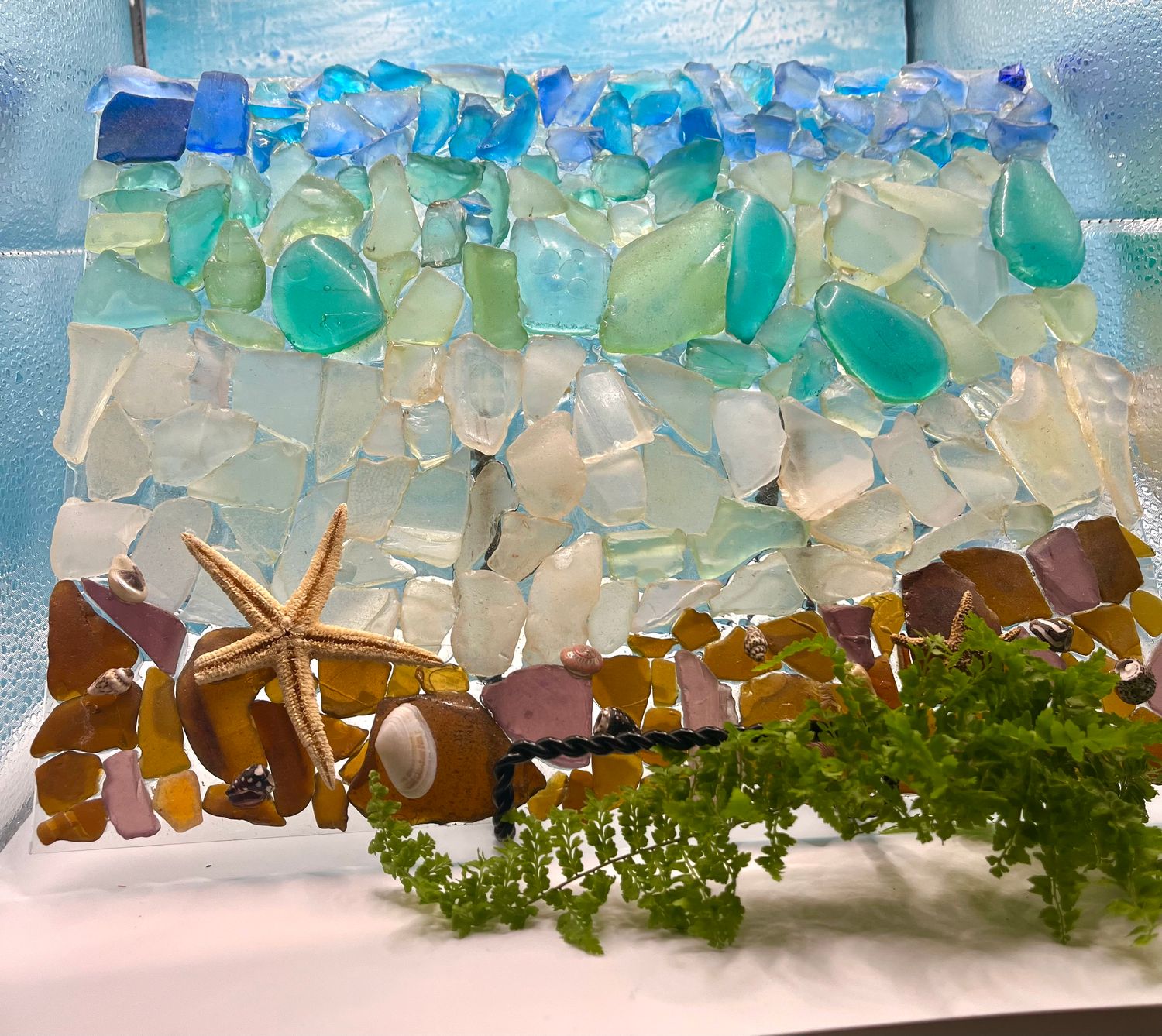 Sea Glass Luminary