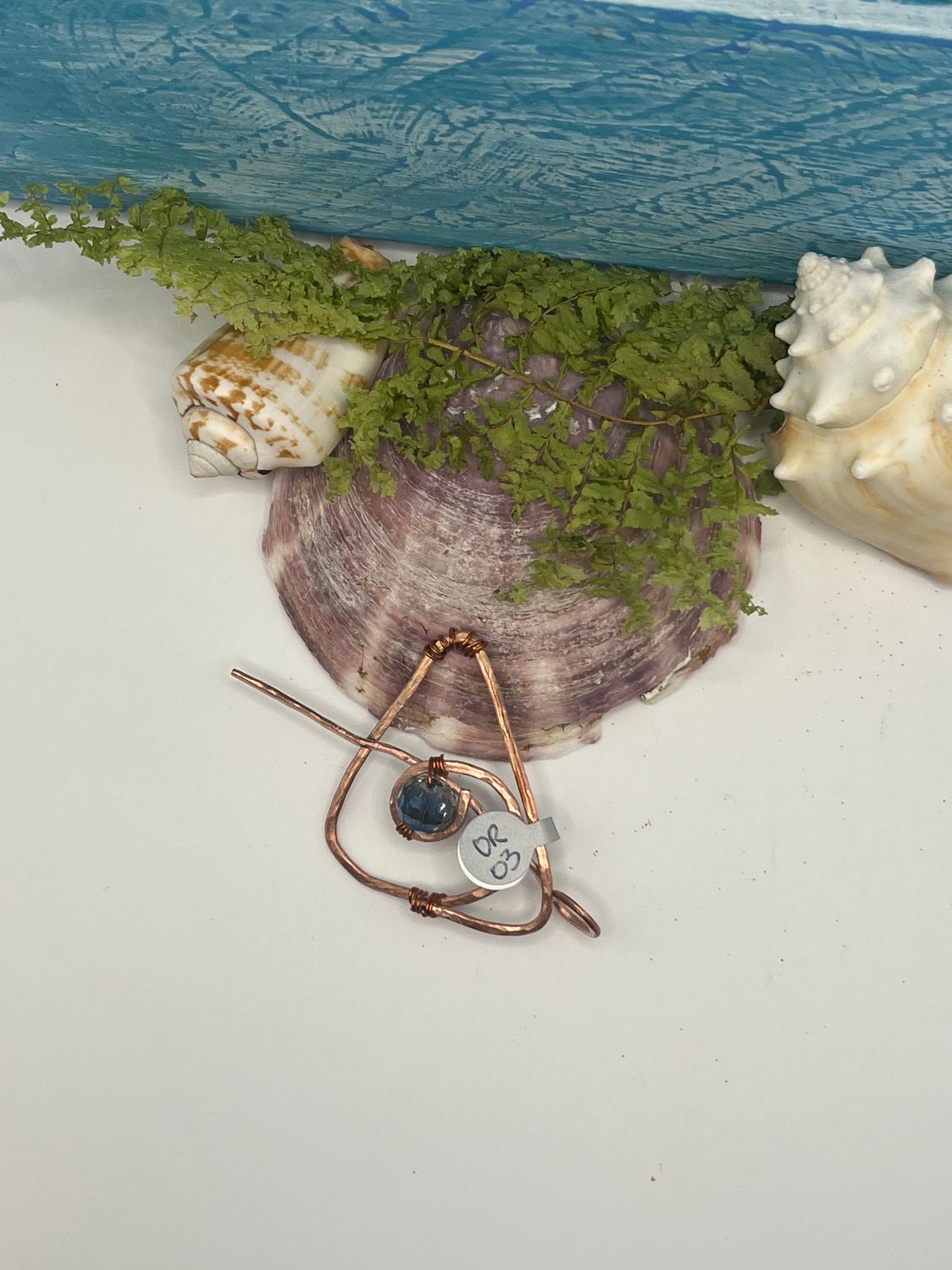 Copper Spark Hair Clips