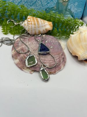 Heart of the Tides: Sea Glass Necklace