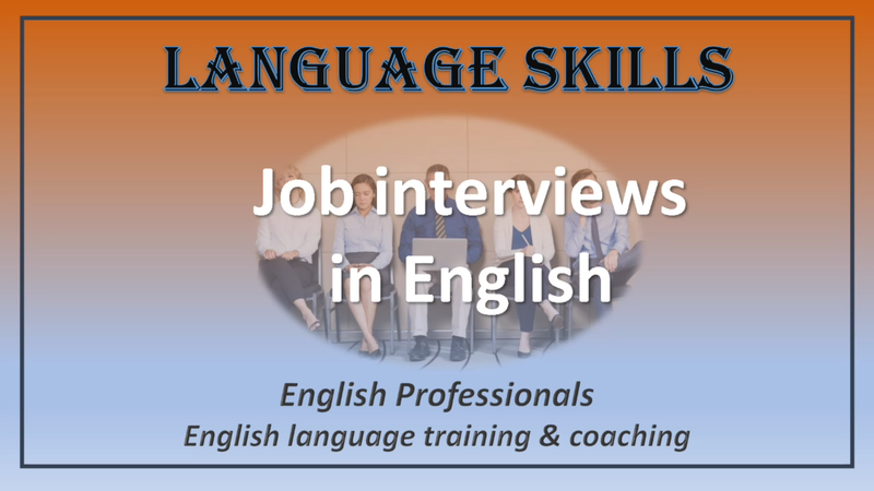 Job Interviews in English