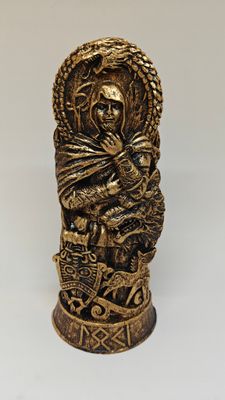 Loke relief figur