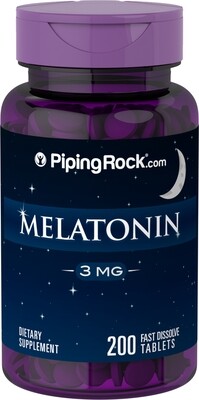 Melatonin Get a Better Nights Sleep 200 x 3mg Fast Dissolve Tablets