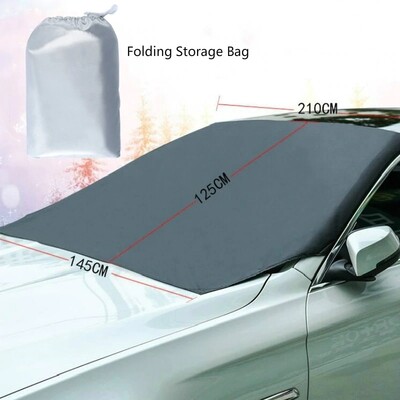 Magnetic Waterproof Car Sunshade Windshield Snow Ice Sun Shade Protective Cover