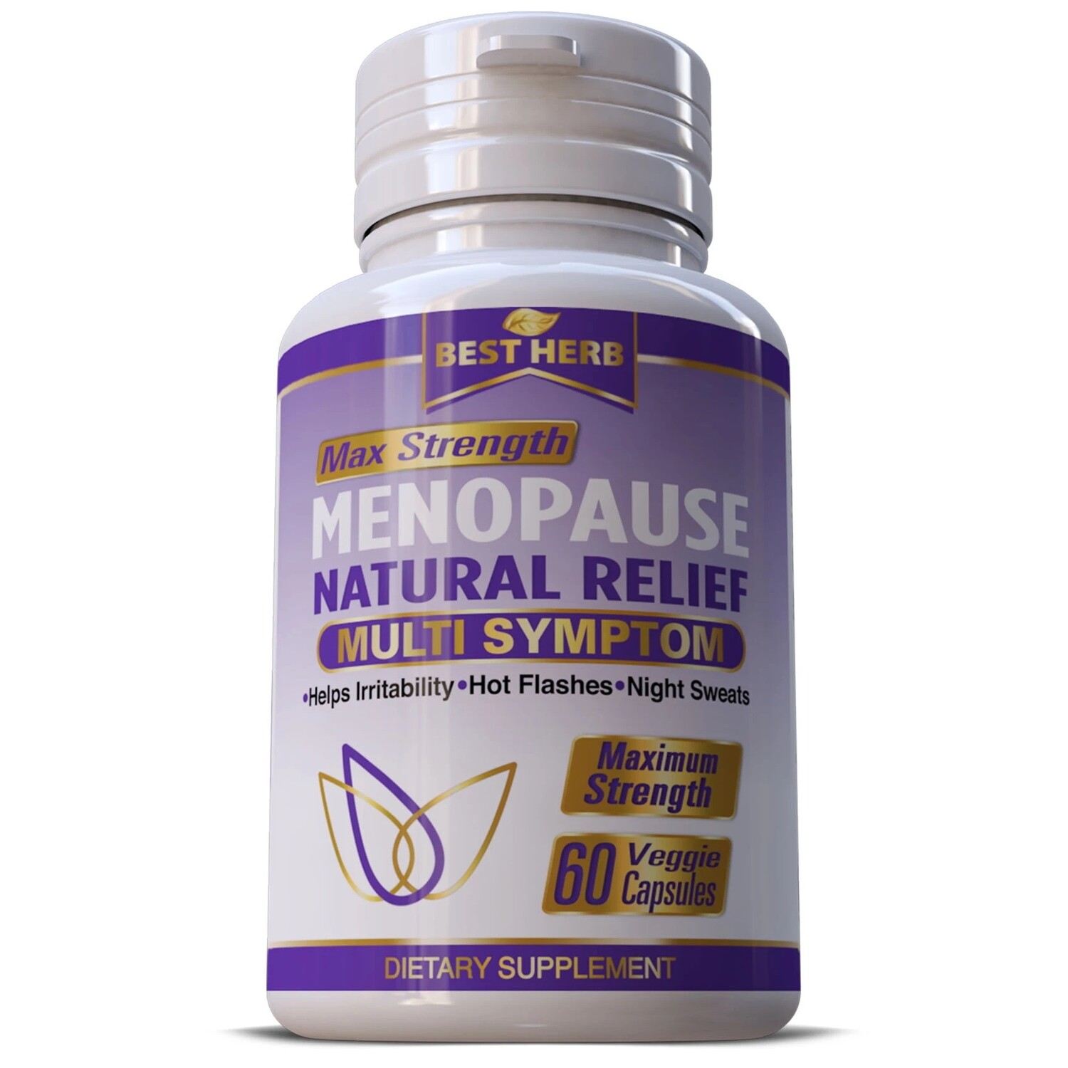 Menopause Relief Supplement Pills Balance Hot Flashes Support Capsules 100% Natural Herbal Supplement 60 x Capsules