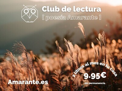 Club de Lectura: Poesía Amarante Club de Lectura: Poesía Amarante