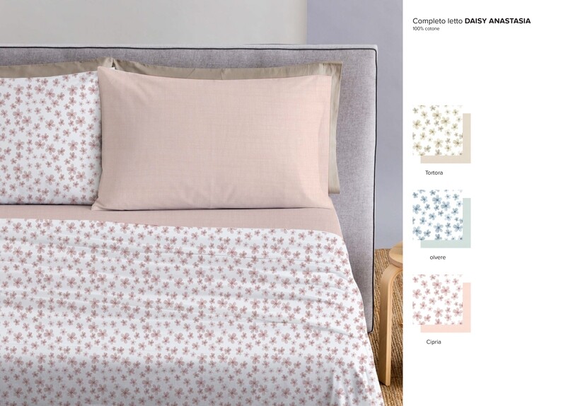 COMPLETO LETTO MATRIMONIALE DAYSI ANASTASIA
