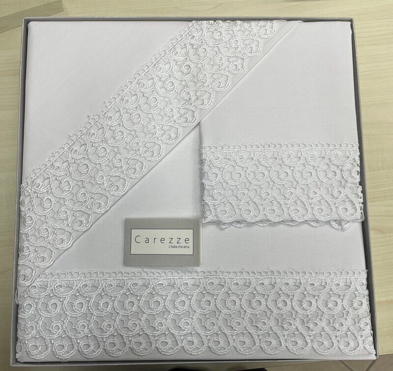 LENZUOLA MATRMONIALE CAREZZE