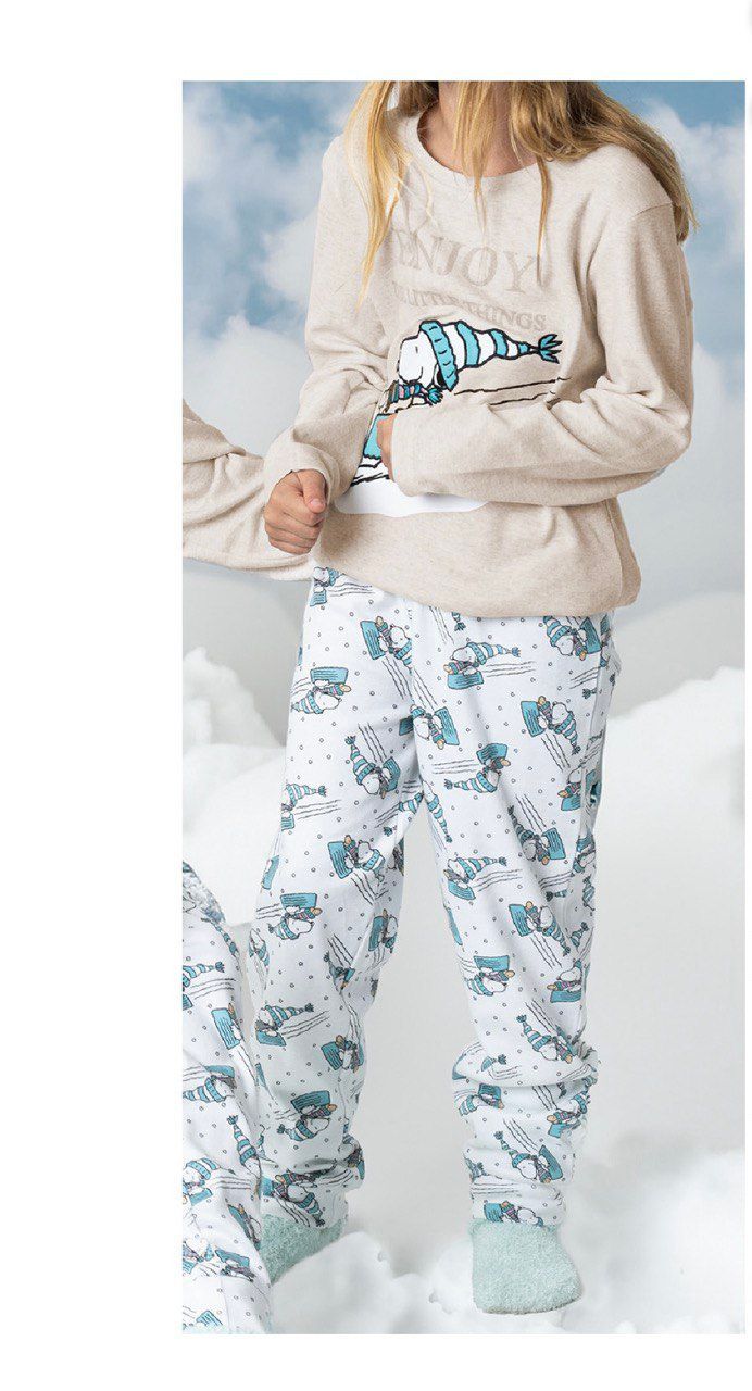 PIGIAMA BIMBA INVERNALE PEANUTS