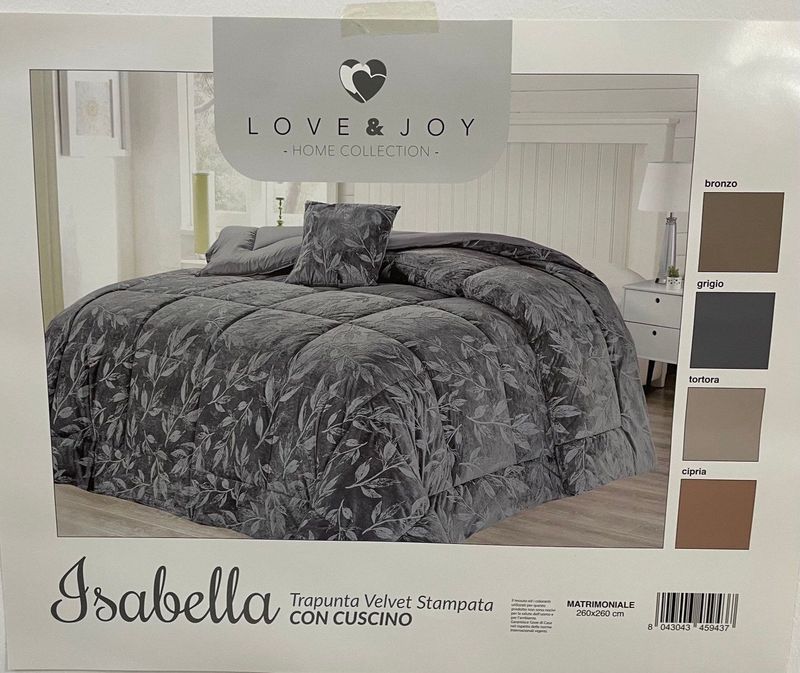 TRAPUNTA MATRIMONIALE VELLUTO