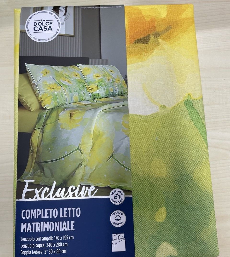 LENZUOLA MATRIMONIALE LA DOLCE CASA