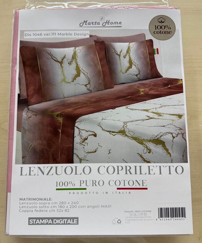 LENZUOLA MATRIMONIALE MARTA MARZOTTO MARBLE