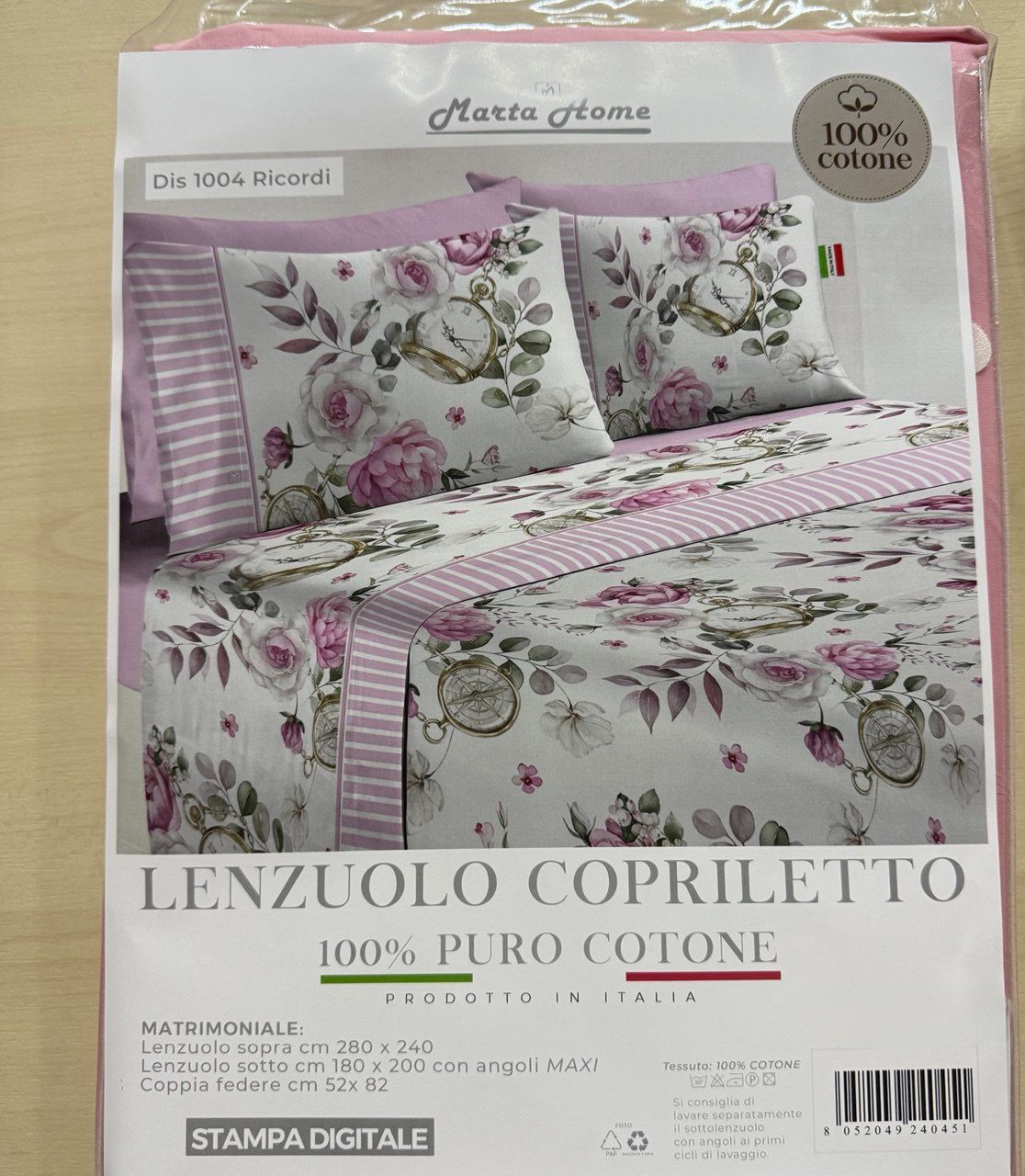 LENZUOLA MATRIMONIALE MARTA MARZOTTO RICORDI