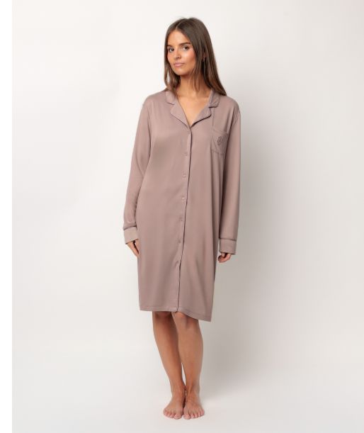 CAMICIA DA NOTTE APERTA ADMAS 61440