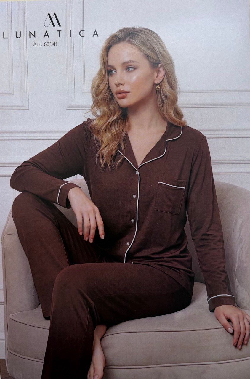 PIGIAMA DONNA INVERNALE LUNATICA