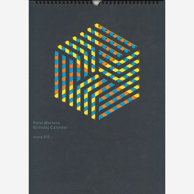 Karel Martens - Birthday Calendar Karel Martens - Birthday Calendar